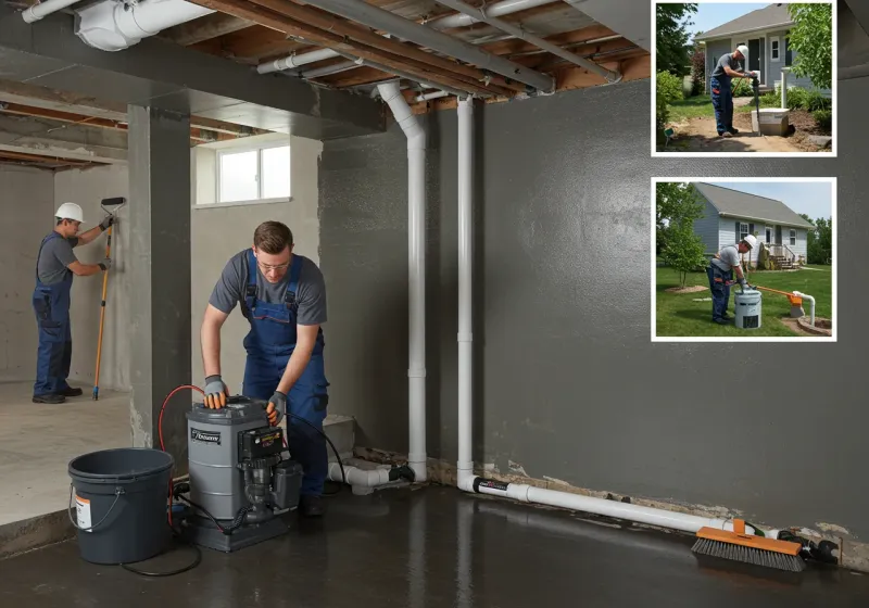 Basement Waterproofing and Flood Prevention process in George, IA